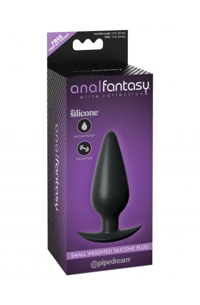 Anal Fantasy Elite Small Weighted Silicone Plug