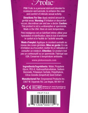 Pink Frolic - 3.3 Oz. Tube