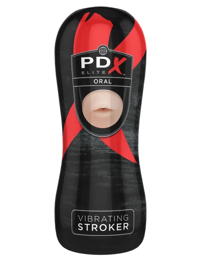 Pdx Elite Vibrating Stroker Oral