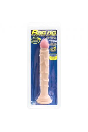 Raging Hard Ons Slimline With Suction Cup 8 Inch Dong - White