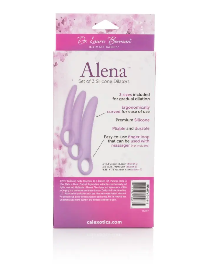 Dr. Laura Berman Alena Set of 3 Silicone Dilators