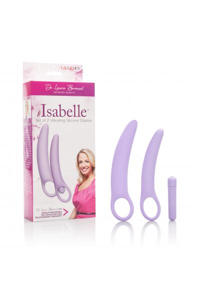 Dr. Laura Berman Isabelle Set of 2 Vibrating  Silicone Dilators