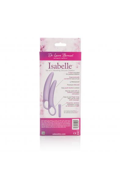 Dr. Laura Berman Isabelle Set of 2 Vibrating  Silicone Dilators