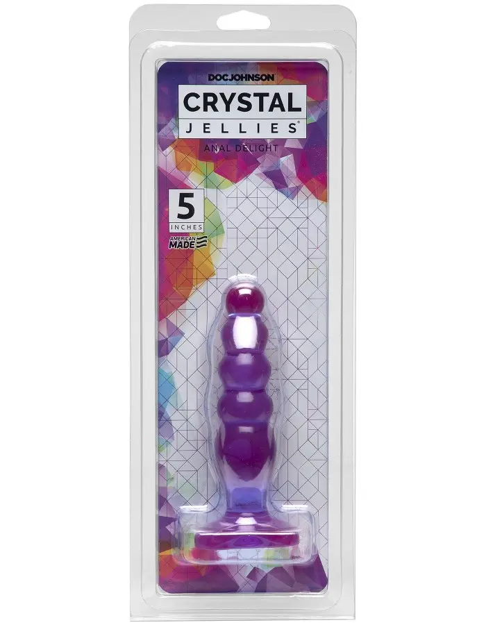 Crystal Jellies Anal Delight - Purple