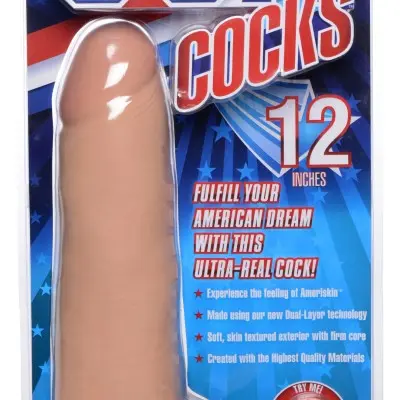 Usa Cocks 12 Inch Ultra Real Dual Layer Dildo