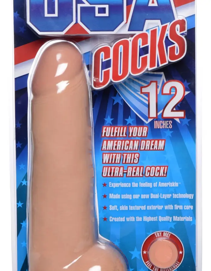 Usa Cocks 12 Inch Ultra Real Dual Layer Dildo
