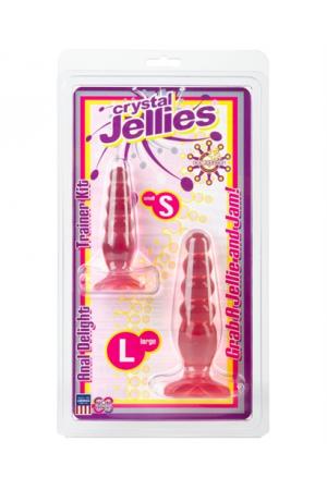 Crystal Jellies Anal Delight Trainer Kit - Pink