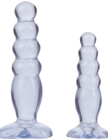 Crystal Jellies Anal Delight Trainer Kit - Clear