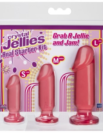 Crystal Jellies Anal Starter Kit - Pink