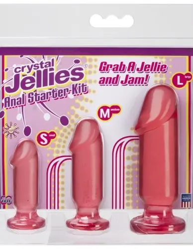 Crystal Jellies Anal Starter Kit - Pink