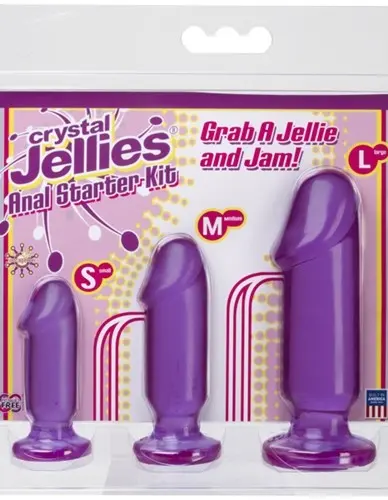 Crystal Jellies Anal Starter Kit - Purple