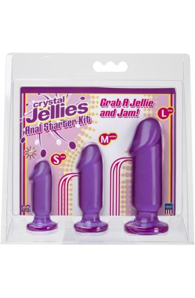 Crystal Jellies Anal Starter Kit - Purple