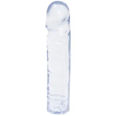 Crystal Jellies Classic Dong 8 Inch - Clear