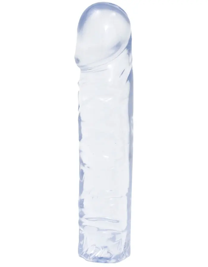 Crystal Jellies Classic Dong 8 Inch - Clear