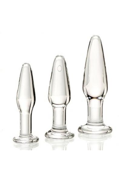 Adam & Eve Glass Anal Training Trio