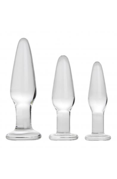 Adam & Eve Glass Anal Training Trio