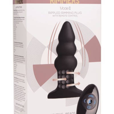 Rimmer Model I Rippled Rimming Plug With Remote