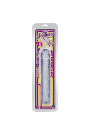 Crystal Jellies Classic Dong 10 Inch - Clear