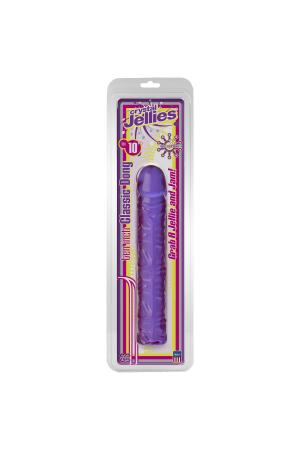 Crystal Jellies Classic Dong 10 Inch - Purple