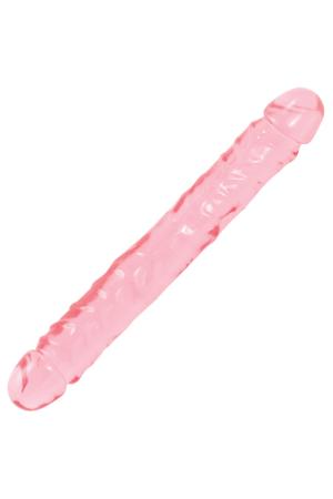 Crystal Jellies Jr. Double Dong 12 Inch - Pink