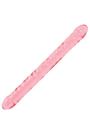 Crystal Jellies 18 Inch Double Dong - Pink