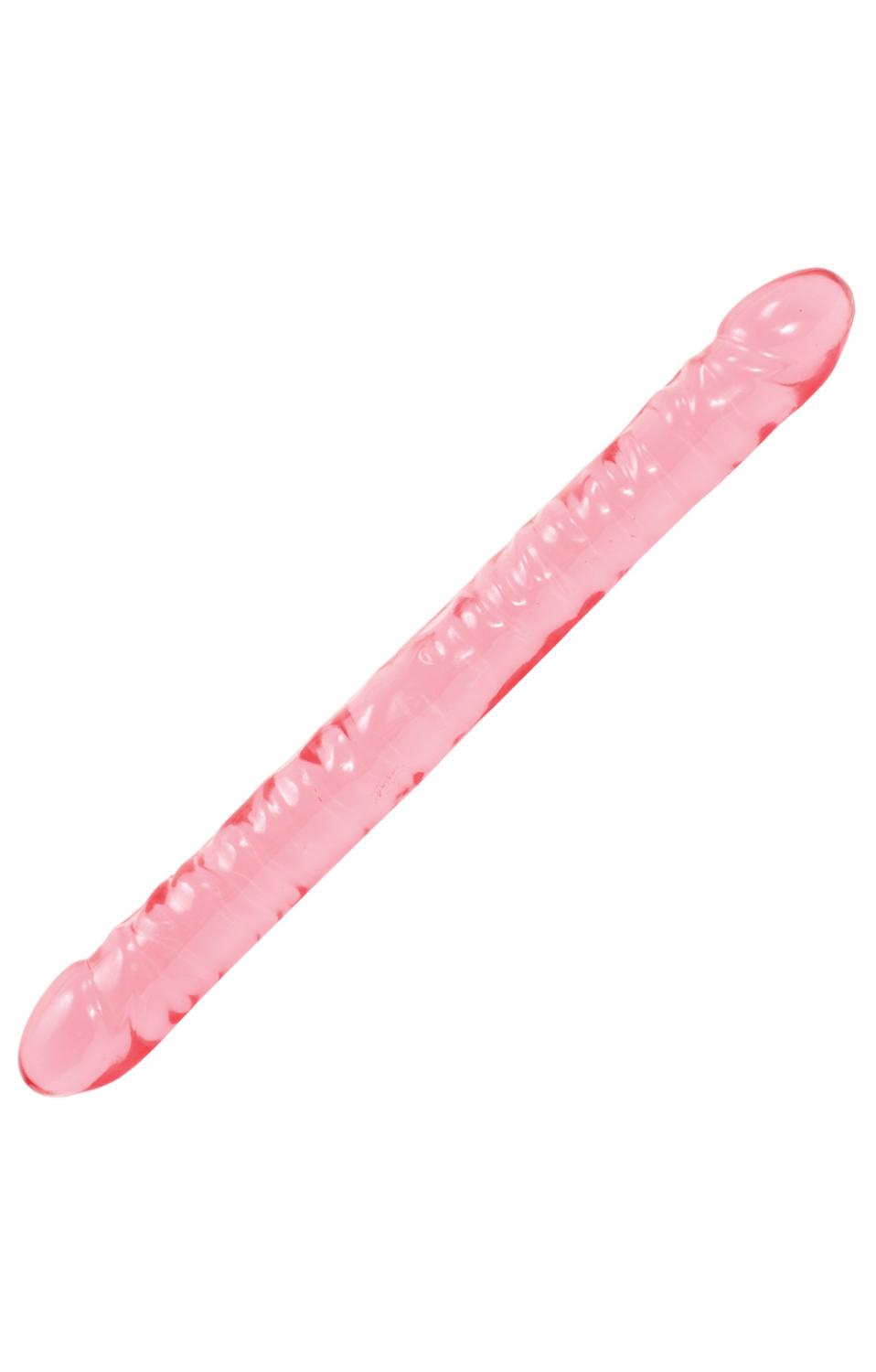 Crystal Jellies 18 Inch Double Dong - Pink - DJ0287-03