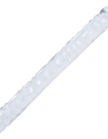 Crystal Jellies 18 Inch Double Dong - Clear
