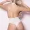 Soft Laced Collared Teddy With Front Keyhole and Open Back - Small/medium - White
