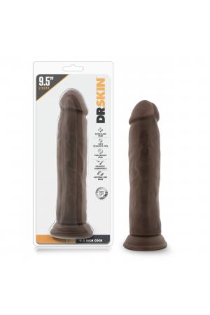 Dr. Skin - 9.5 Inch Cock - Chocolate