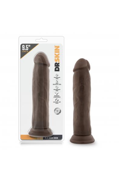 Dr. Skin - 9.5 Inch Cock - Chocolate