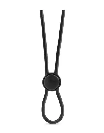 Stay Hard - Silicone Loop Cock Ring - Black