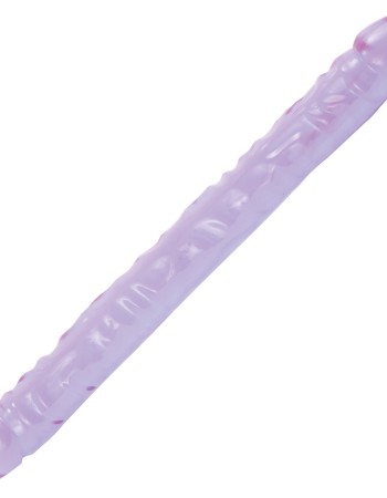 Crystal Jellies 18 Inch Double Dong - Purple