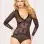 Lam Trim Bodysuit - Medium - Black
