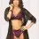 Lace Robe - One Size - Black