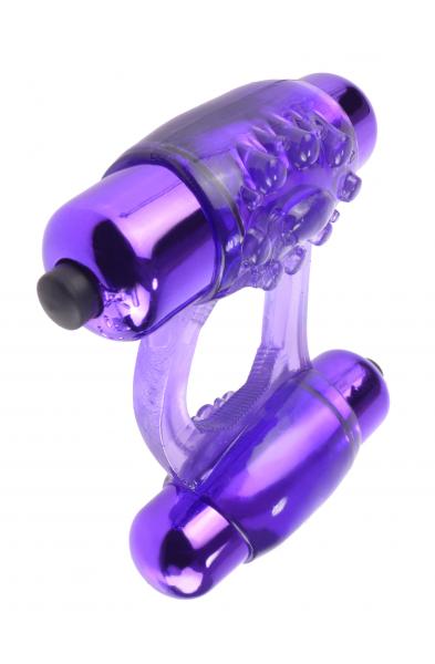 Fantasy C-Ringz Duo-Vibrating Super Ring Purple