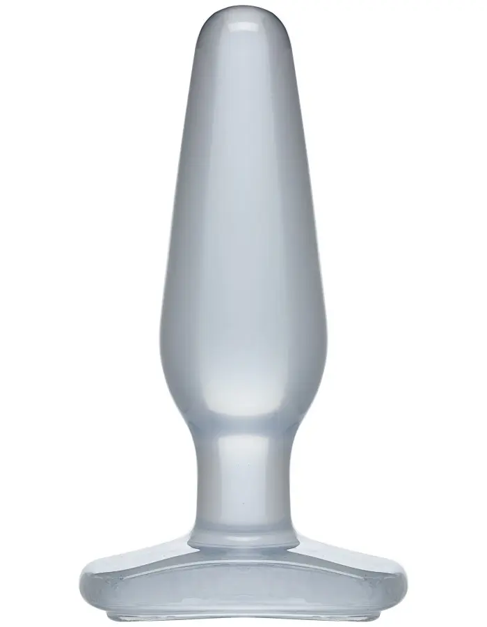 Crystal Jellies Butt Plug - Medium - Clear