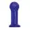 The 9's First Glass Indigo Anal Plug - Blue