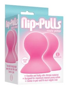 Silicone Nip-Pulls Pink