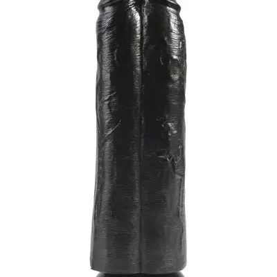 King Cock 11" Two Cocks One Hole - Black