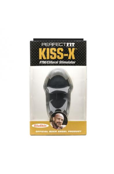 Kiss-X Silaskin Ftm/ Clitoral Stimulator - Black