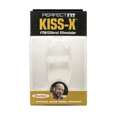 Kiss-X Silaskin Ftm/ Clitoral Stimulator - Clear