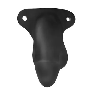 Fun Boy 6.5 Soft Hollow Strap-on - Packer - Extender - Black