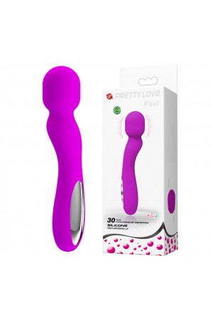 Pretty Love Paul USB Rechargeable Wand - Fuchsia