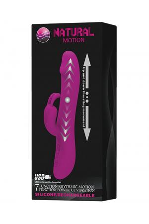 Pretty Love Natural Motion Thrusting Rabbit - 7 Function