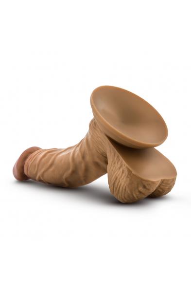 Silicone Willy's 6.5 Inch Dildo With Balls - Mocha