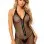Fishnet Zipper Dress - One Size - Black