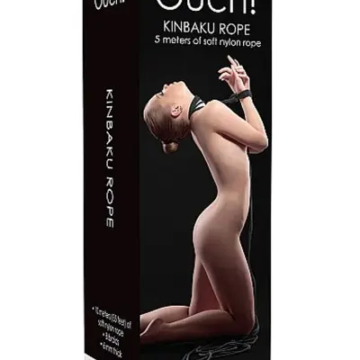 Kinbaku Rope 5 Meters of Soft Nylon Rope - Black