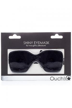 Shiny Eyemask for Naughty Pleasure - Black