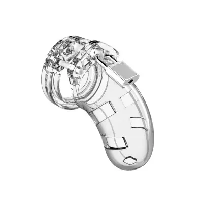 Mancage Model 1 Chastity 3.5 Inch Cock Cage -  Transparent