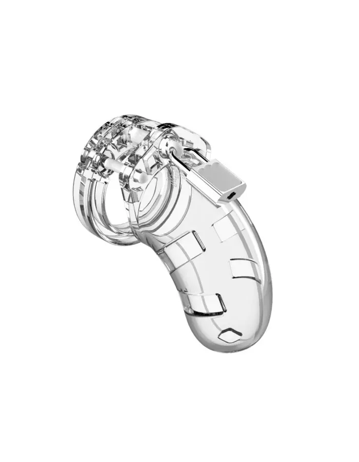 Mancage Model 1 Chastity 3.5 Inch Cock Cage -  Transparent